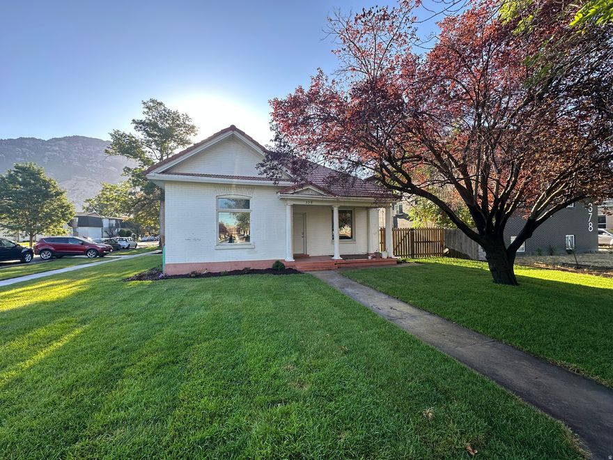 Charming rambler in a prime location, just a short 5-10 minute walk to BYU. 10-15 Minute drive to UVU. Large corner lot off of 400 north and 300 east. Beautiful yard just recently refreshed landscape with large mature trees. 3 Bedrooms and 1 bathroom. This home is right in the middle of everything Provo has to offer. Just a few blocks south of BYU campus, University Ave., Provo Library, Rec Center, Restaurants and more! Consistently rented due to its premier location. Currently being leased to 3 tenants until June 2026. Come see this home today!!