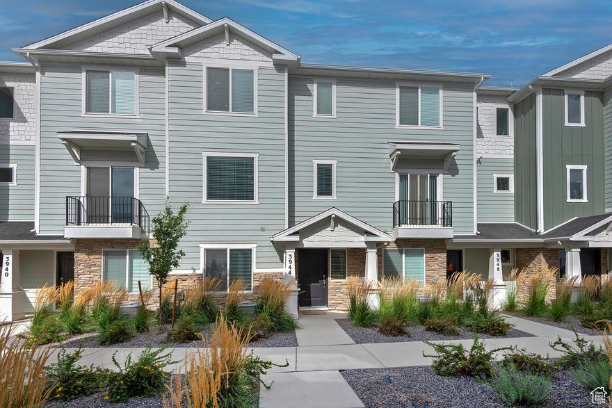 Stunning Views! Spacious 3-Story Oliver Floor Plan The first floor features a two-car garage, a versatile bedroom or office space, and a full bathroom. On the second floor, enjoy open-concept living with soaring 9-foot ceilings-perfect for entertaining or relaxing. The third floor includes a convenient laundry area and three bedrooms, including a generous primary suite with a private bathroom and walk-in closet, plus an additional full bathroom for the remaining bedrooms. Large low ceiling storage space located under main floor stairs in closet through trap door. HOA includes clubhouse, pickleball courts and a community pool. The home has had only 1 owner.  Square footage is an estimate provided as a courtesy and was obtained from building plans.