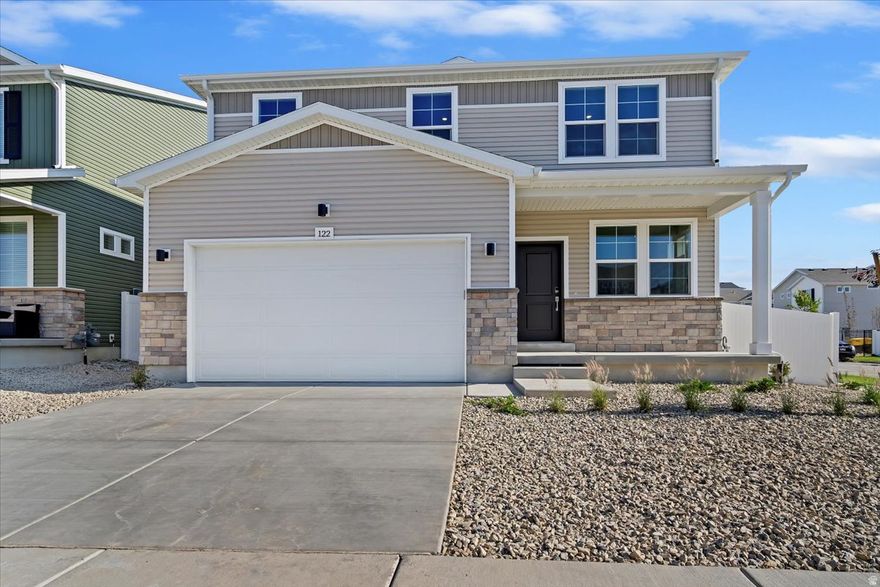 Move into your new home this Fall!! Check out the beautiful "Brio" collection at Wander in Saratoga Springs!! The Triumph is a single-family, 2-story layout spans 3,274 sq. ft. and offers 5 beds, 3.5 baths and includes a flex room/office on the main level plus dining space and a Fireplace. Garage is 2-car wide and offers a tandem space for a small car, UTV or extra storage. This home sits adjacent to a community walking trail!  There is still time to choose a design package. Call now for more information or to set up a time to tour this home! (Triumph Lot 1047)