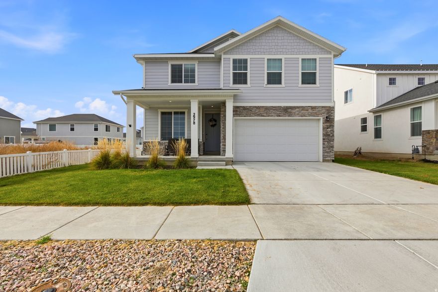 This house has everything you need and want.  Four large bedrooms with three full baths and a large loft for relaxing.  Lots of natural light with mountain and lake views you will love calling this place home.  Just 16 minutes away from Hill Air Force Base and 31 minutes to Salt Lake International Airport.  Close to great schools and shopping centers.    Square footage figures are provided as a courtesy estimate only and were obtained from county records..  Buyer is advised to obtain an independent measurement.