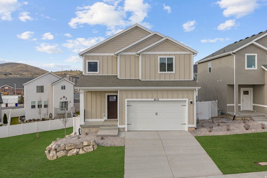 Come see for yourself the beauty that this brand-new two-story home has to show you. As you enter you are immediately greeted with a spacious living space on the main level, plenty of room on the second level, and ample room to grow in the basement.  Photo shows a Granite A elevation home to be built is a Granite B Elevation.