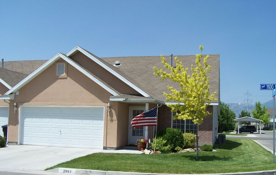 Rare corner lot twin home across the street from the playground.  4 beds and 2.75 baths.  Upstairs has a loft/play area.  Master has three closets.  2 car garage.  New AC and Furnace.  Recently painted and upstairs carpet replaced.