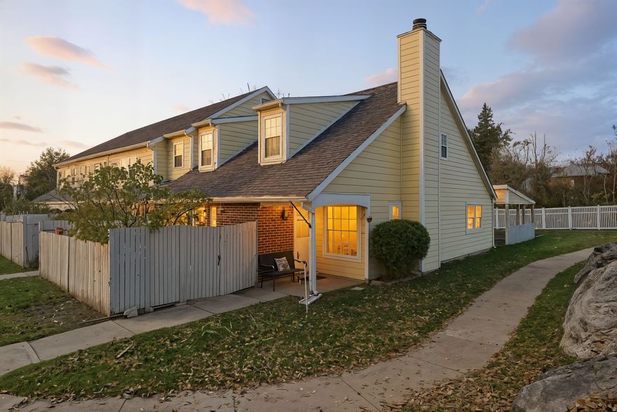 This spacious townhouse offers so many great features that will appeal to your buyers.  Having a large primary bedroom with an on-suite bathroom on the main level is an amazing feature. The kitchen and bathrooms have been beautifully updated.  Kitchen has new cabinets, quartz countertops, stainless appliances, can lighting and nice dining space.  Washer and dryer are included.  Find a spacious living area on the main floor with a fireplace and in addition to that there is a large living space on the upper floor and two additional generous sized bedrooms. Park your car under cover for the winter in the garage or carport.  In the summer you will love walking along the paths by the streams and a nice swim in the pool.  This location is conveniently located to dining, shopping, entertainment venues, schools and transportation options.  You can be on the slopes of world famous ski resorts, camping in the canyons, boating on mountain lakes and enjoying many hiking and biking trails within an hour.