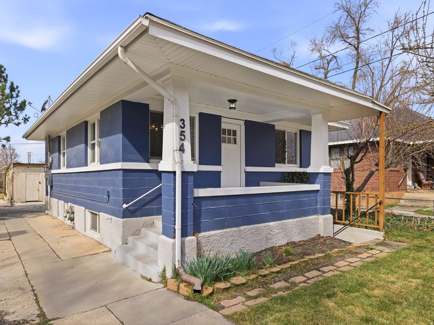 Amazing opportunity to have rental income to offset your mortgage! Home has 2 separate living spaces for a potential ADU, with 1 bed/1 bath up, and 2 bed/1 bath down. Home boasts freshly painted exterior, updated kitchens, and 2 laundry areas. Amazing lot with plenty of parking, a large backyard, and a huge shed. Shed has a new metal roof that could be converted into a detached garage. Home is in prime location, within minutes to downtown Provo, Front Runner Station, and the I- 15. Seller also willing to seller finance. Ask agent for more details, or to schedule your private showing!