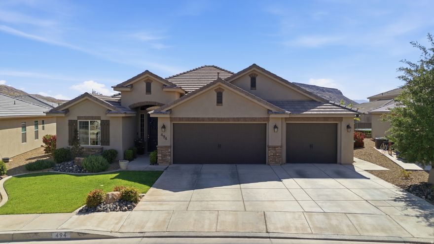Beautifully maintained spacious 4 bedroom, 2 bath home in the heart of Washington County. This home features an open concept that is perfect for everyday living and entertaining. Every detail reflects pride of ownership, this home has been meticulously taken care of and is move in ready. Large master suite with his and hers closets! Enjoy the convenience of being within walking distance to Sunrise Valley Park and the Virgin River trail. And just a few short miles to Sand Hollow. Ideal for outdoor fun. Located in a family friendly neighborhood, this home offers the perfect combination of comfort, lifestyle, and location. Don't miss the opportunity to make it yours! All information provided as a courtesy. Buyer and Buyers agent advised to verify all information.
