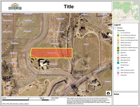 Vacant Land For Sale - 14 Sierra Bella Dr #14<br/> Washington County, Virgin, UT 84779