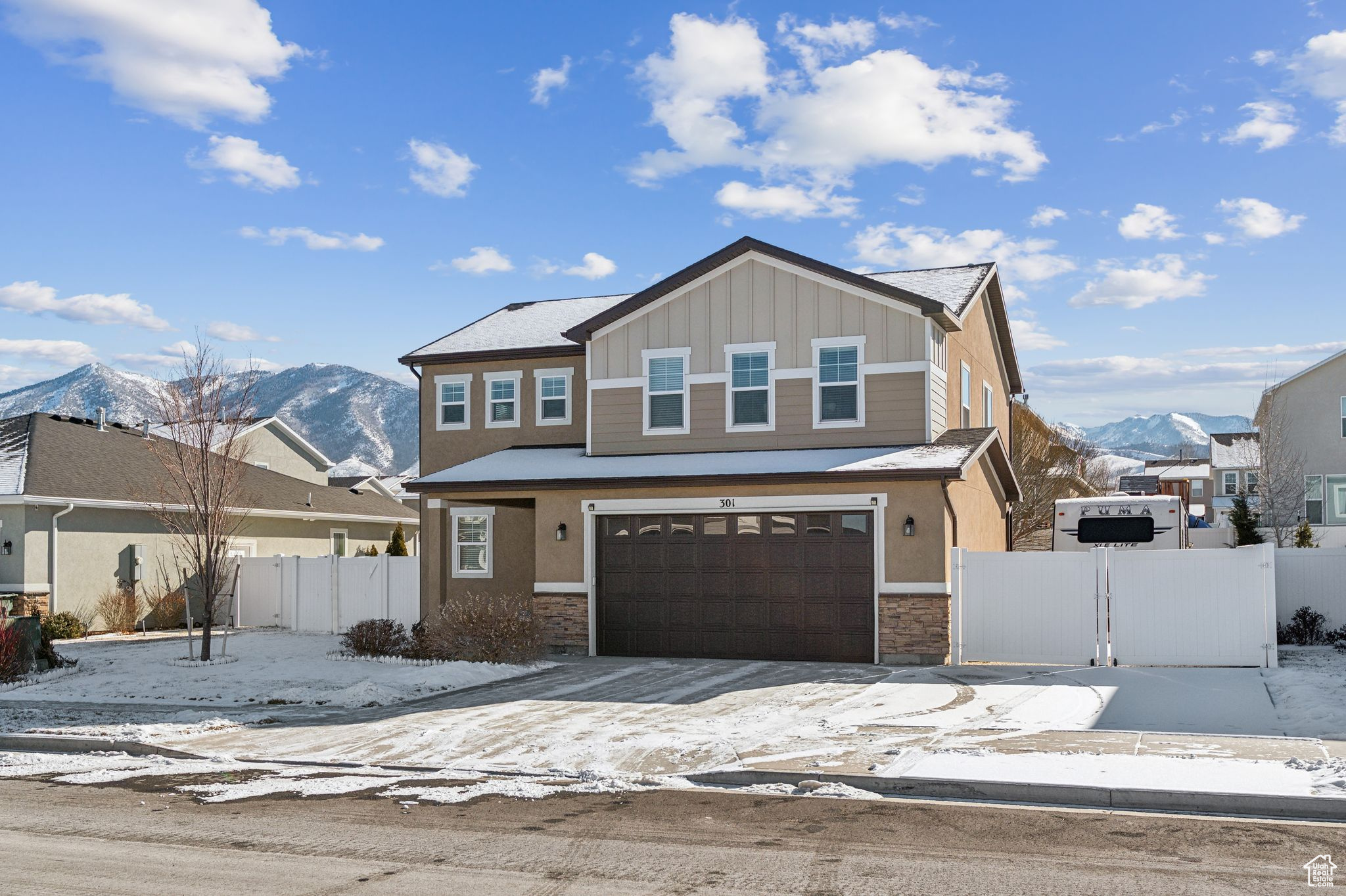 Nestled in the charming community of Tooele, this stunning 2,005-square-foot home offers the perfect balance of modern comfort and small-town charm. Boasting three spacious bedrooms, 2.5 bathrooms, and thoughtful design throughout, this residence is the ideal retreat for any lifestyle. Large kitchen with plenty of storage and a cozy living room to wind down at the end of the day. Upstairs boasts 3 bedrooms and a bonus room. The backyard is amazing and offers covered seating and is super quiet. Shed for storage and a 30'+ long RV pad complete the back yard.All information contained in this listing is provided as courtesy and not guaranteed. Buyer responsible for verifying all info.