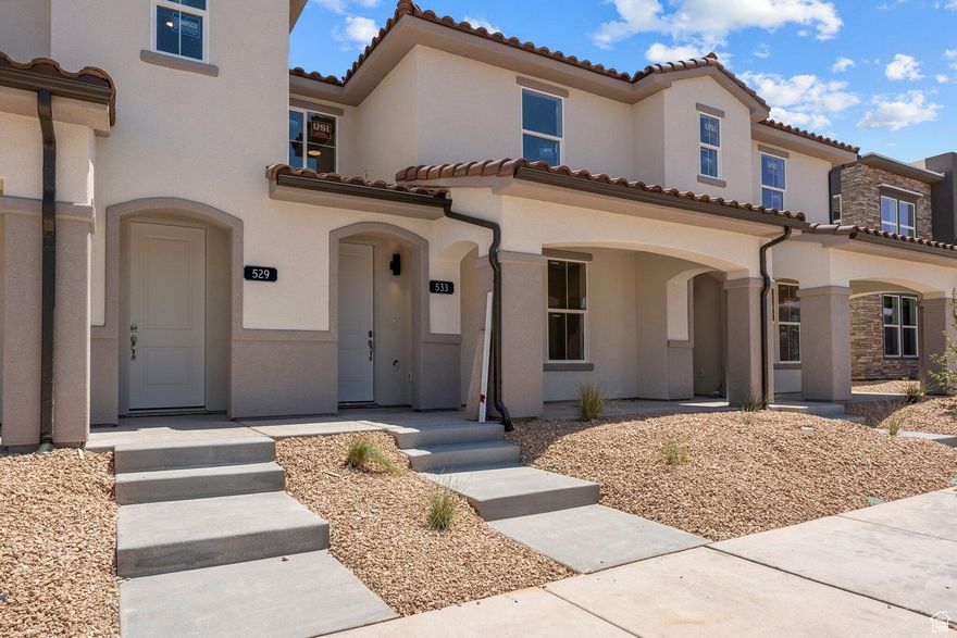 Ask about our special incentives! Located in the Desert Color community, this charming 3-bedroom, 2.5-bath townhome in the sought after Sage Haven neighborhood offers modern living in one of Southern Utah's most desirable master-planned communities.