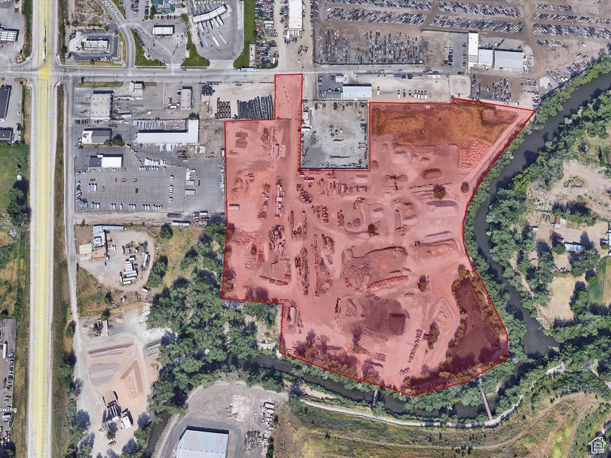 Discover an exceptional opportunity with this expansive 25.39-acre riverfront parcel in West Haven. Zoned for mixed-use, commercial, and high-density residential development, this property offers endless possibilities. Enjoy breathtaking views of the Wasatch Range to the east, while the Weber River and mature trees provide both natural beauty and privacy. Conveniently located with quick access to I-15, it's just 35 minutes from Salt Lake International Airport. Nearby attractions include Weber State University and the historic charm of Ogden's 25th Street. Utilities are in place, with Rocky Mountain Power connected, gas stubbed, and water and sewer services provided by Bona Vista. Listing includes parcel #14-012-0015, #14-012-0060, and #14-012-0075. Boundary lines are provided as a courtesy estimate only.  Buyer is advised to obtain an independent measurement.