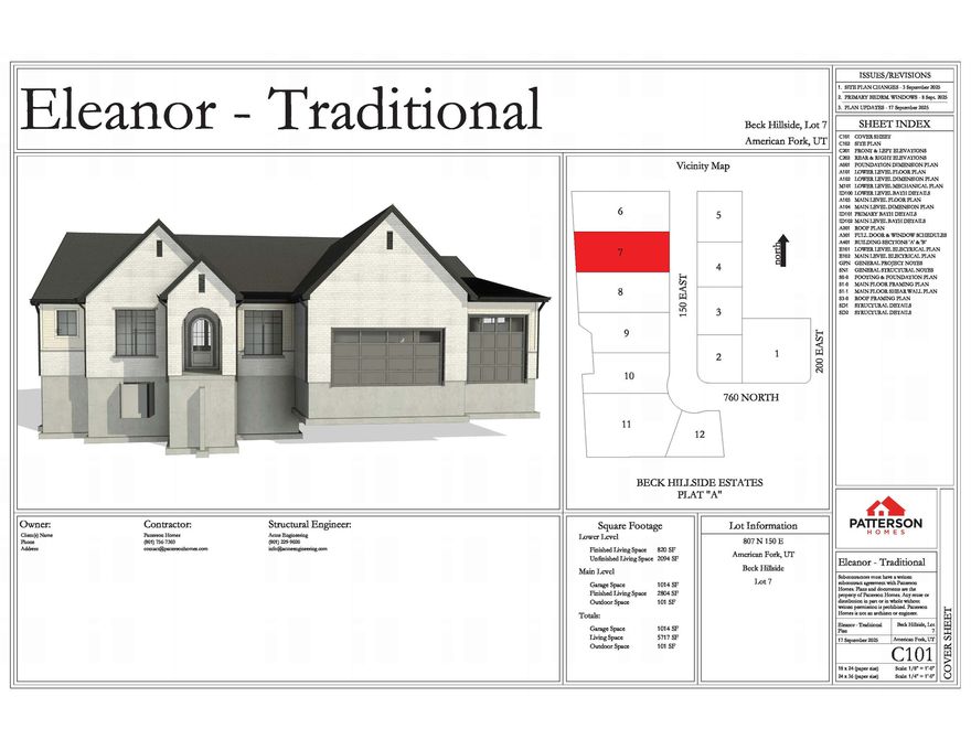 The Eleanor Rambler Floor Plan Experience luxurious main floor living with the beautifully designed Eleanor Rambler. This home features expansive common areas perfect for entertaining, with a spacious great room, kitchen, and dining area that seamlessly flow together. The gourmet kitchen is a chef's dream-outfitted with a commercial-grade gas range, built-in fridge/freezer combo, and ample counter space for culinary creations. Enjoy added privacy with a thoughtfully designed layout that places the master suite on the opposite side of the home from the additional bedrooms. The master retreat includes his and hers walk-in closets and a spa-inspired bathroom. Double deep 3rd car garage. Located next to Fox Hollow Golf Course. Completion at end of January 2026. Schedule your personal tour today and make the Eleanor Rambler your forever home.