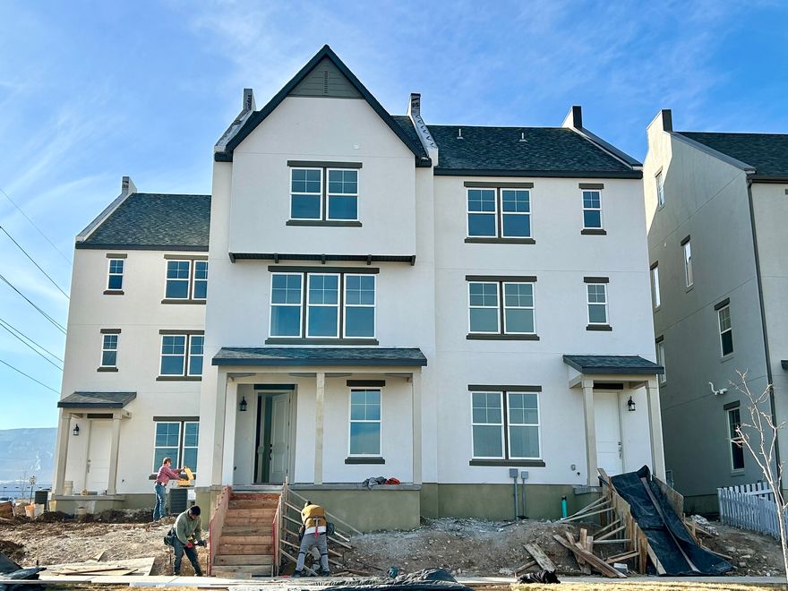 3.875% INCENTIVE! Imagine living in an amazing townhome where the community features are unmatched!!  This brand new, gorgeous home has 3 large bedrooms 2.5 bathrooms and a 2 Car Garage. The home also has an unfinished bedroom and bathroom downstairs that is comfortable and private and very easy to turn into a 4th bedroom. Your family room is large enough to accommodate the largest of furniture and the room for plenty of friends to match. It also has beautiful 42" cabinetry with crown molding and upgraded Quartz countertops including undermount sink. The home includes stainless steel appliances and a gas range. The open floorplan is welcoming and comfortable. It even has upgraded flooring and It has a large owner's suite with a walk-in shower, tub and gigantic closet. The home also has tons of additional storage. There is a covered porch to sit and relax on a nice day. The pics shown are of a currently available home with comparable finishes.