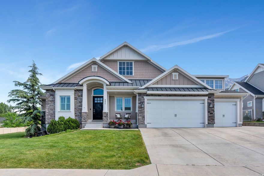 Welcome Home! Ideally located on a large lot on Pleasant Grove's east bench, this beautiful home has it all. Perfect for both entertaining and everyday living, with spacious gathering areas and fabulous views. Enjoy a bright open floor plan, amazing outdoor living spaces, and the investment opportunity of an accessory dwelling. Enjoy life outdoors with a spacious yard, ample garden area, storage, and a hot tub for entertaining. Within close proximity to schools and parks, including steps from Murdock trail, Battlecreek and Grovecreek trails, this property has it all. Square footage figures are provided as a courtesy estimate only, Buyer is advised to obtain an independent measurement.