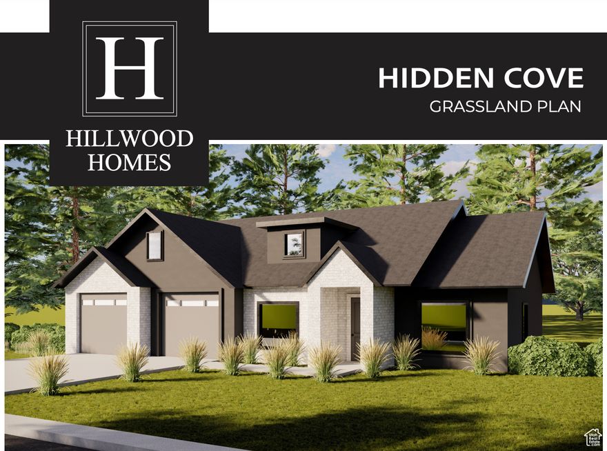 Introducing Hidden Cove our hottest community. Only a handful of lots left. Hillwood Homes' newest community! This is the Grassland plan. A large rambler plan, 8ft doors throughout, quartz countertops. This is a 'to be built' plan, options for a different home are available, act quickly to personalize and take advantage of this fantastic location and lot.  (We do allow some modifications and personalization choices you pick in our design studio. . Additional options to finish the basement for 4 bed 3.5 baths and a 3rd car garage. Call agent for more . No HOA. Don't miss out