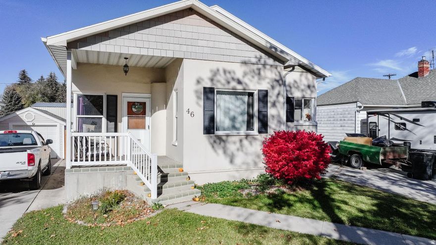 Great location in the center of Preston!  Walking distance to restaurants, grocery stores, and parks.   Come and check out all the possibilities to make this 4 bed, 2 bath, 2 family room home your own. With a covered patio in the fenced in backyard you can create your own oasis!   There is a single car attached garage to use for more storage if needed.