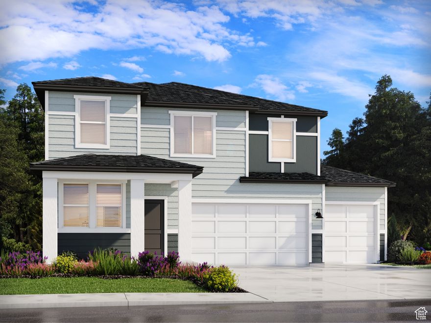 Brand NEW energy-efficient home ready October 2025!  Never run out of storage space in this home with a walk-in pantry and multiple linen closets throughout. Upstairs, you'll love the primary bedroom and walk-in closet. Move in ready with a washer, dryer, fridge and blinds throughout! Unfinished basement included. Total home approx. sq. ft. 3,452. Start your homeownership journey in Tooele, where our move-in ready homes include no HOA fees and a 3 car garage. With our 60-day Closing-Ready Guarantee, you'll be reimbursed up to $5,000 in expenses related to delays we cause. Enjoy nearby shopping and easy access to downtown Salt Lake City. Plus, all floorplans come standard with energy-efficient features, spray foam insulation, and an unfinished basement.