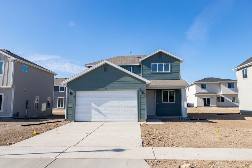 This is our Must-See New Arrowhead Springs Community in Salem!  This beautiful home was built by Flagship Homes and features 3 bedrooms, 2.5 bathrooms, quartz slab countertops, painted cabinets, laminate flooring on the main level, landscaped front yard, 2 car garage, and backyard (can be landscaped for an additional charge). The primary bedroom has a vaulted ceiling, large walk-in closet, and dual sinks with a separate tub/shower! **SPECIAL RATE INCENTIVE** THROUGH OUR LENDER OR $20,000 TO USE TOWARDS CLOSING COST, RATE BUYDOWN, OR PRICE REDUCTION WITH THE LENDER OF YOUR CHOICE!. Call Seth more information or stop by our model home at 1074 N 1020 W Salem, Utah 84653 for a tour. Model home hours: Monday-Saturday 11 AM - 6 PM. Buyers to verify all information. Square footage is from house plans.