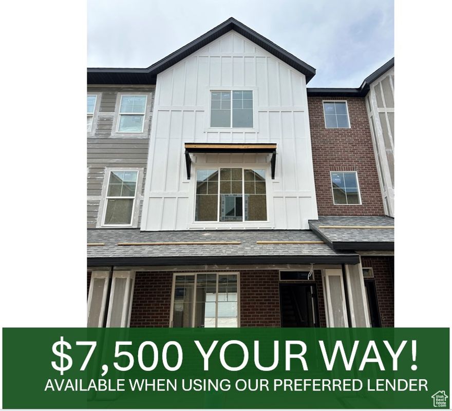 Now available is this darling unit in Clifton Place. With 2 large bedrooms, both with en suite bathrooms, and a covered balcony, it's sure to be a home you'll be proud to own. Included in this home is our Foundation Design Package, see attachment for details. Contact Agent for builder incentive details when using our Preferred Lender, Alli Bills at Intercap Lending. This unit qualifies for the down payment assistance program for first time buyers...ask us for more information! Our model homes are located at 828 W 1100 N NSL UT 84054 and are open Monday through Saturday from 12 to 6 or by appointment. See you soon.