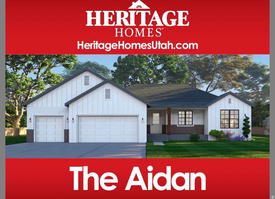 The Adan by Heritage Homes showcases exceptional design and thoughtful detail throughout. An inviting open entry leads to a bright family room featuring a warm fireplace and abundant natural light. The spacious kitchen flows seamlessly into the dining area and includes a large walk in pantry, perfect for everyday living and entertaining. A convenient half bath is located just off the family room for guests. The primary suite offers a large shower, soaking tub and generous walk-in closet, while two additional bedrooms provide comfortable, well sized living spaces. A beautiful blend of function and style in this stunning new home. Call for more details on this new construction