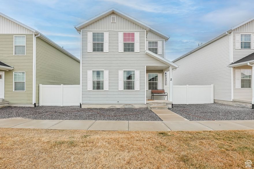 ***OPEN TO SELLER FINANCING OFFERS ***Loan is assumable! Imagine your family enjoying a vibrant lifestyle in this beautiful, fully finished single-family home! Step outside to a sprawling, low-maintenance grassy area  perfect for playtime without the endless mowing. Just a few steps further and you're at the playground! Inside, enjoy engineered hardwood floors on the main level and an incredible basement space, ready for games, movie nights, crafts, or whatever your imagination inspires. Conveniently located near the new Macey's grocery store and an array of new amenities in thriving Eagle Mountain.  Embrace easy, family-focused living in this fantastic home.   Square footage figures are provided as a courtesy estimate from county records; buyers are advised to obtain an independent measurement.