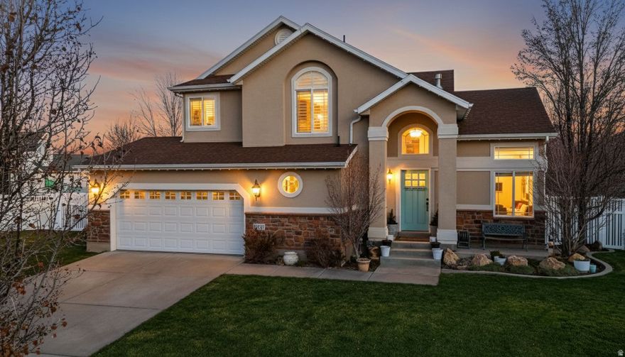 Beautifully updated and move-in-ready 4 bed, 3.5 bath home nestled on a quiet cul-de-sac in a desirable West Point neighborhood. Features an open-concept floor plan, updated kitchen and bathrooms, cozy fireplace, and newly finished basement with flexible living or home office space. Well maintained, with pride of ownership throughout.  Enjoy a large landscaped backyard with patio, gazebo, fire pit, hot tub, and garden-perfect for entertaining, kids, or pets. Home includes two water heaters providing 90 gallons of hot water, a water softener, a shed with electricity, a gravel RV parking pad, and a garage wired for electric vehicle charging. Conveniently located near parks, trails, schools, shopping, dining, and golf courses, with easy access to Hill Air Force Base and the West Davis Corridor. Peaceful location with everyday convenience-a must-see! Buyers to verify all info provided.