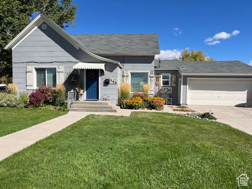 Welcome to 174 N 5th Street in Montpelier, Idaho - a thoughtfully updated home that strikes the perfect balance between comfort, character, and outdoor living. Nestled on a generous 0.37-acre lot, this 3-bedroom, 1-bathroom home offers over 1,600 square feet of space and an easy layout that makes everyday living feel relaxed and simple. From the moment you arrive, you'll notice the pride of ownership in this property. The inviting front entry leads into a bright living space that flows easily into the kitchen and dining areas. All the rooms have recently been updated with fresh paint. This isn't a fixer-upper - the kitchen and bathroom have already been updated and the home has received important mechanical upgrades including a new furnace, water heater, dishwasher, and newer roof and updated electrical and plumbing-all items that bring peace of mind to a buyer who doesn't want to take on major projects after closing. Across the street is A.J. Winters School, with the Bear Lake Middle School within walking distance as well, making this home even more convenient for families. Fifth Street is one of the wider streets in Montpelier, giving a sense of space and room to breathe. This home is perfect for the buyer who wants a move-in-ready home with a large yard and the ability to enjoy the outdoors. Enjoy the perennial foliage in all the front flowerbeds as they come to life in the springtime. Out back, you'll find a fully usable, flat yard that includes a fully fenced yard, fire pit, covered patio, and mountain views that stretch across the Idaho skies. Whether you're hosting friends for a summer BBQ or enjoying a quiet evening by the fire, this yard is ready for making memories. There is also a storage shed for all your gardening and yard maintenance machinery as well as storage space.  For those needing storage or workspace, the attached 1-car garage and extended paved driveway provide plenty of room for vehicles, tools, or toys. There's also a partial basement, which offers additional storage or potential for finishing out down the road. With everything already freshened up inside and room to grow outside, this home provides options-not limitations. Located in quiet Bear Lake County, Montpelier offers the kind of lifestyle many people are craving: friendly neighbors, slower pace, clean air, and access to nature in every direction. This home is ideal for someone looking to settle down, simplify, or step away from the hustle of big city life without sacrificing convenience or comfort. Whether you're a first-time buyer, downsizing, or just dreaming of a home with space to breathe, 174 N 5th Street offers warmth, value, and the kind of Idaho charm that's getting harder to find. Square footage figures are provided as a courtesy estimate only and were obtained from Bear Lake County.  Buyer is advised to obtain an independent measurement.