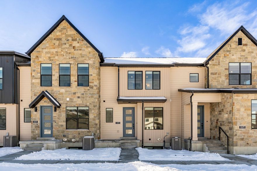 Welcome to Stewart Ranch. Located in picturesque Francis, Utah, Stewart Ranch is one of Kamas Valley's newest developments. This community offers a quiet and serene lifestyle while remaining conveniently located just 20 minutes from Park City, 15 minutes to Heber, and known as the "gateway to the Uintas." Uninterrupted views, year-round recreation opportunities, and close proximity to nearby amenities are just a few of the perks of living in the area. Future amenities are already underway, including a park and walking paths to explore.Featuring a mix of elegant single-family homes and stylish townhomes, Stewart Ranches offers something for every lifestyle. Ivory Homes is currently offering three spacious townhome floor plans, each showcasing oversized windows, quartz countertops, stainless steel appliances, and two-car garages. Enjoy a low HOA fee that includes full landscape management and access to a community playground-perfect for families and neighbors to gather. Come experience the highly recognized building quality of Ivory Homes and make the dream of living this scenic and tranquil lifestyle a reality at Stewart Ranch.