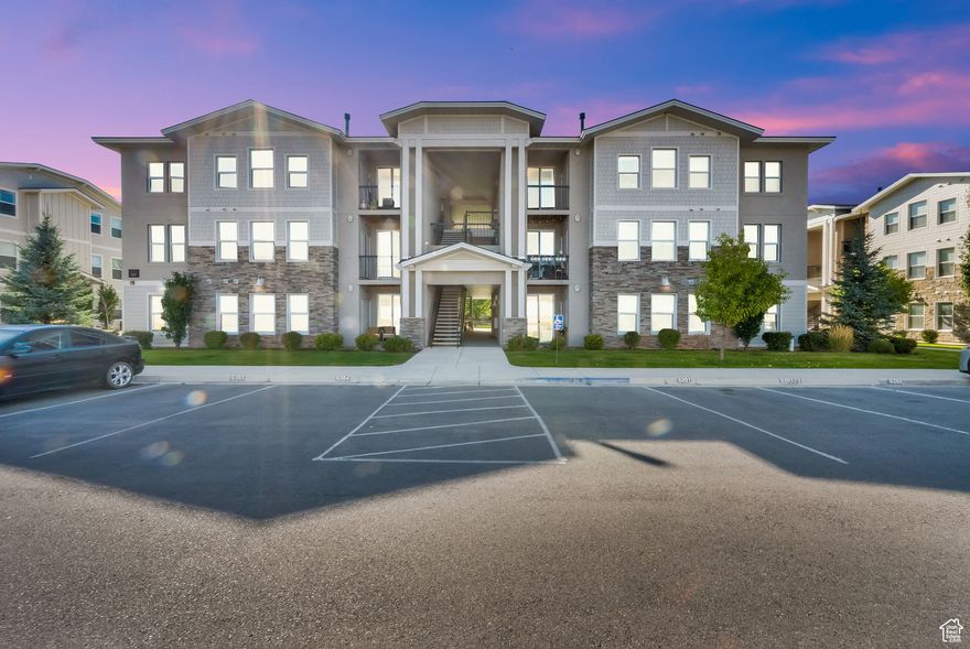 Centrally located in the heart of Heber Valley, this main-level Ranch Landing condo offers both comfort and convenience. This 3 bedroom 2 bath features an ideal functional layout, ten-foot ceilings, & large windows that fill the home with natural light, creating an inviting and open atmosphere. Step outside to the excellent patio, a perfect outdoor retreat that provides shade in the evenings. Enjoy all the amenities Ranch Landing has to offer, including a pool, clubhouse with fitness room, pickleball courts, playground, and picnic/BBQ areas. Whether you're looking for a primary residence, second home, or investment property, this condo is an ideal fit. Located just minutes from world-class skiing, golf, boating, hiking, and biking, and with easy access to Park City, Provo, and Salt Lake International Airport, this home puts the best of Utah living right at your doorstep. Easy to show and ready to welcome its next owner!