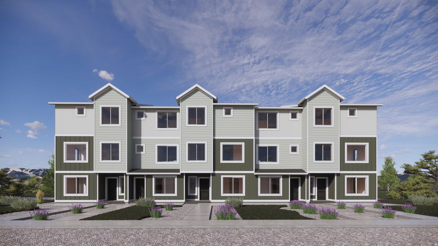 BRAND NEW COMMUNITY! Be one of the first to own in this amazing cozy community. SAVE HUNDREDS ON YOUR MONTHLY PAYMENT WITH OUR SPECIAL INTEREST RATES ++ $$$$ towards closing costs and amazing incentives for UT Housing. Discover the perfect blend of convenience and comfort in this new townhome! Boasting 3 bedrooms, 3 bathrooms, and a 1-car garage, HUGE kitchen living dining with 9ft ceilings. This home has great mountain views, parks but also offers quick access to a variety of restaurants, shopping, and the freeway  all within a 5-minute drive. Your ideal home, perfectly situated for a vibrant lifestyle! Ask me about our Generous Home Warranties, Active Radon Mitigation System, and Smart Home Package which are all included. *No representation or warranties are made regarding school districts and assignments; conduct your own investigation regarding current/future school boundaries. Photos may or may not be of actual home. Buyers to verify colors, materials, and options. Square footage figures are provided as a courtesy estimate only and were obtained from building plans. ***Sales Center Hours: Open Monday, Tuesday, Thursday, Friday, and Saturday from 11:00 a.m. - 6:00 p.m. Wednesday from 1:00 p.m. - 6:00 p.m. Closed Sundays. Call for an appointment!