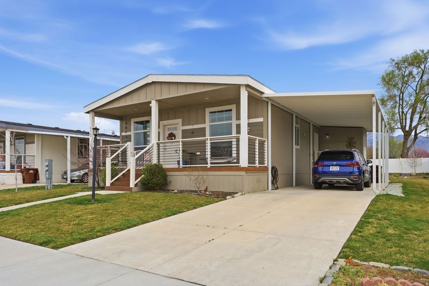 Beautifully maintained 1456sq/ft manufactured home in the highly sought-after Winchester Estates 55+ community! Ideally located directly across from the Murray Golf Course, this home offers peaceful surroundings with scenic views and easy access to outdoor recreation. Move-in ready and thoughtfully cared for, it provides comfortable living in a quiet, well-kept neighborhood. Enjoy the convenience of nearby shopping, dining, and freeway access while still feeling tucked away. Don't miss this opportunity to enjoy low-maintenance living in one of the area's most desirable communities!