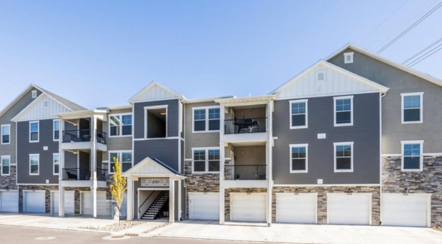 This beautiful, recently-built condo is the perfect fusion of style, comfort, and convenience! Located right next to the serene Utah Lake, this residence offers easy access to stunning lake views, walking trails, and outdoor recreation. Enjoy modern living with a fresh, open-concept layout featuring high ceilings, quality finishes, and plenty of natural light. There are tenants in the unit with a lease through May 31, 2026. Buyer to verify all information.  24 hours notice required prior to viewings.