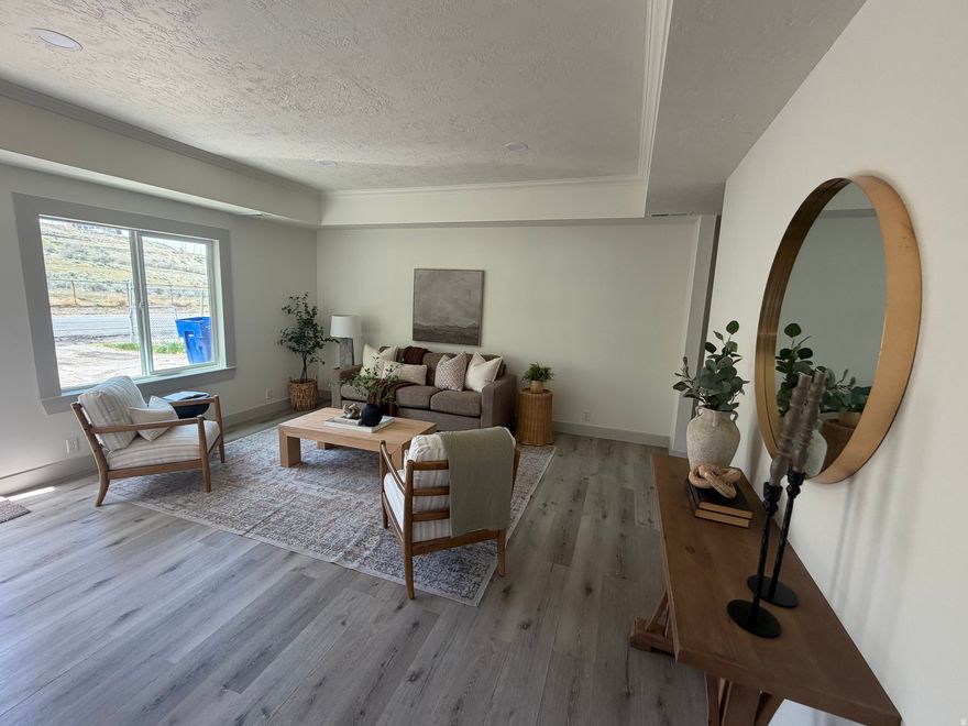 This newly remodeled and beautiful rambler offers a cozy and welcoming living space with 3 bedrooms spread over 1,014 square feet. Perfect for a young and growing family or for someone looking to downsize. New paint, new carpet, new kitchen, updated kitchen, lighting and more will be something loved by many. Nice mountain view of the Oquirrh Mountains, with a well built detached single-car garage.   Square footage figures are provided as a courtesy estimate only and were obtained from county. Buyer is advised to obtain an independent measurement.  Aligned Showings Link