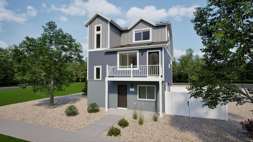 American Dream collection now selling at Wander! You will not find a better value for a single-family home in Utah County. The "Albright" features a flex room/den on the main floor, open kitchen/great room on second story with two secondary bedrooms with walk-in closets, plus an amazing primary suite and roof top deck. Large open front porch plus balcony deck off great room and privacy fenced backyard give you plenty of spaces to enjoy outdoors. "Move-In" Package includes Washer, Dryer, Refrigerator and Blinds!! The community of Wander features miles of walking trails, parks, community pool and more. Photos are of another home in another community. Albright Homesite 262