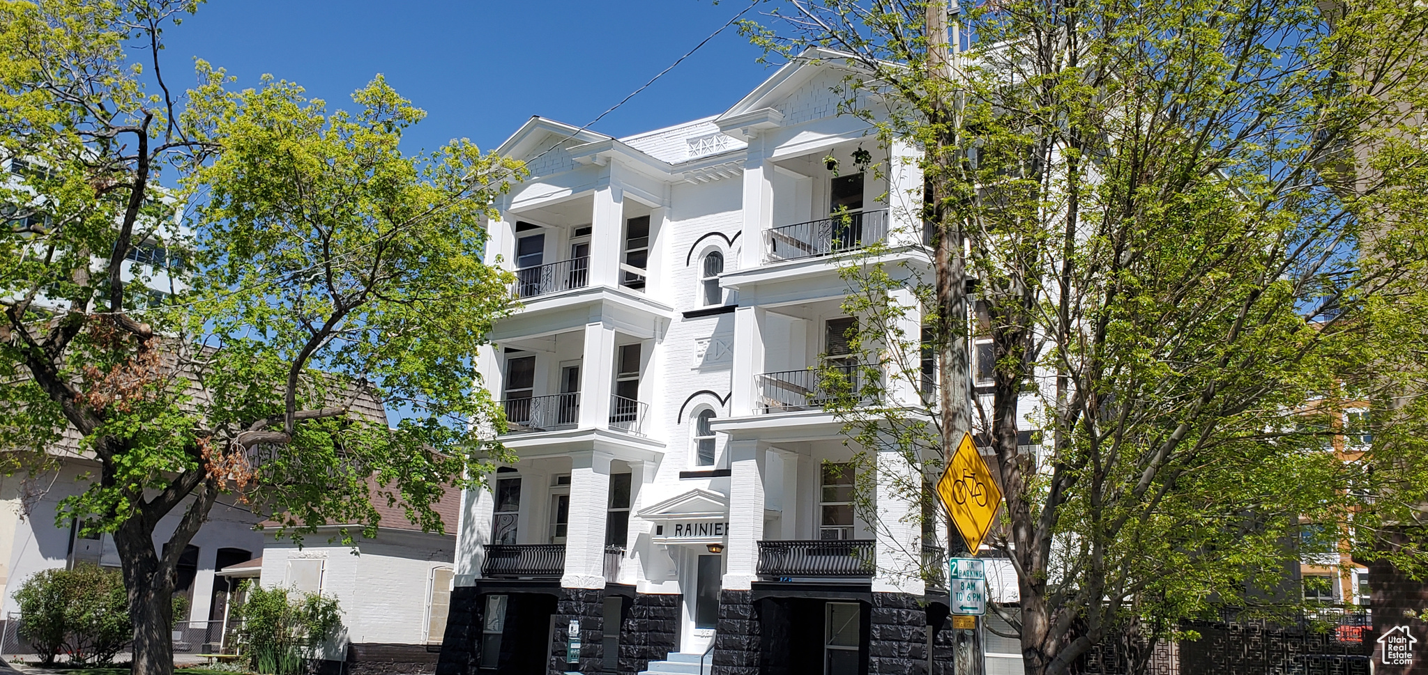 Renovated studs out to 2008 Code. Electrical and plumbing. New Parking lot in 2020, Parking and Driveway gated in 2024. 1900's charm with 21 century updated kitchens and baths. Bright color schemes with72" windows, hardwood floor and tile throughout.
