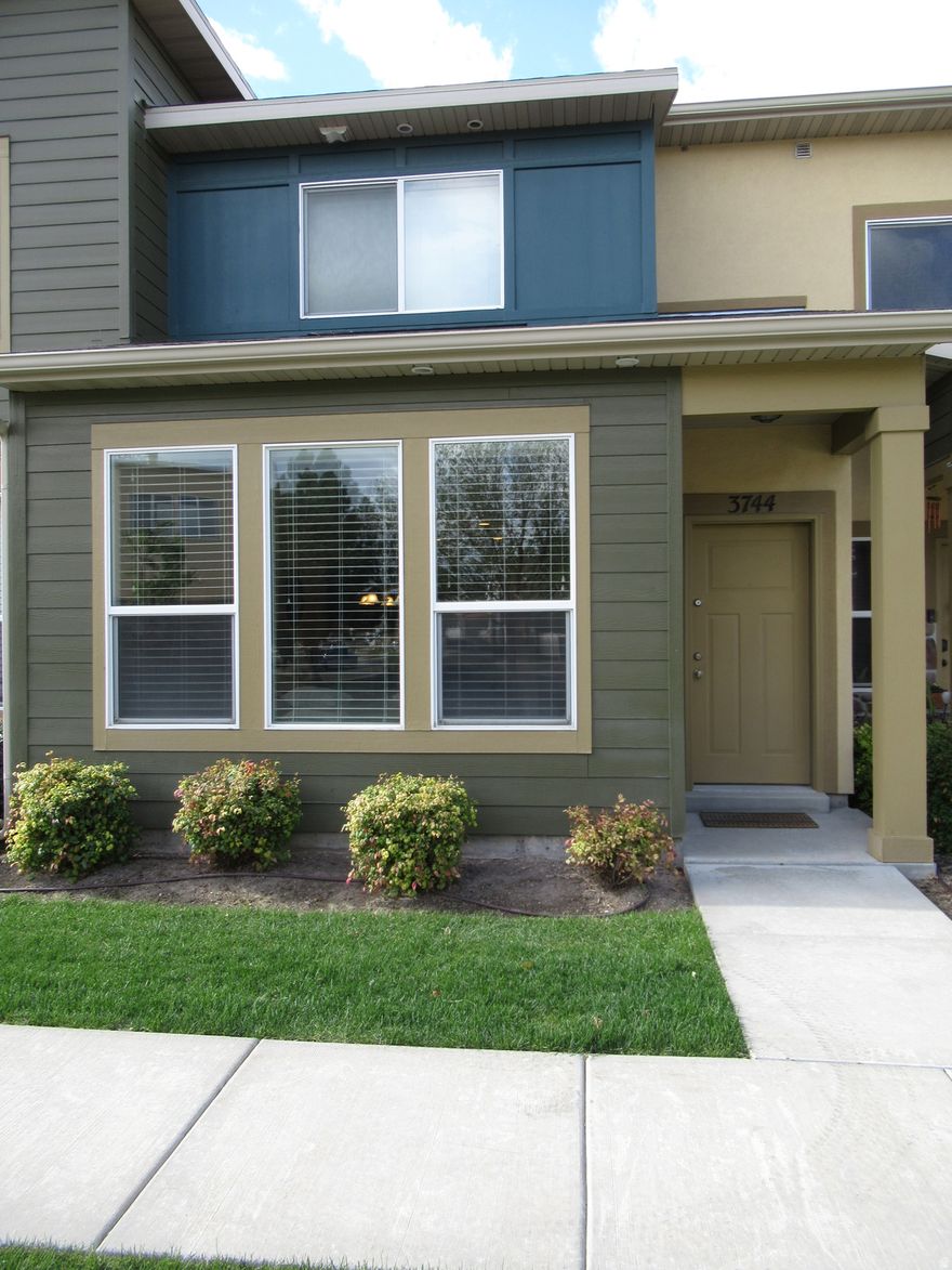 Gorgeous townhouse located in desirable convenient location close to shopping and dining.  Features include newer LVP flooring and carpet, quartz countertops, stainless appliances, spacious main bedroom with vaulted ceilings, walk-in closet and bath.  Newer water heater installed in 2025.  Geothermal heating/cooling, 1-car garage with additional reserved parking space.  One owner, no renters have lived here. Buyer to verify all information.