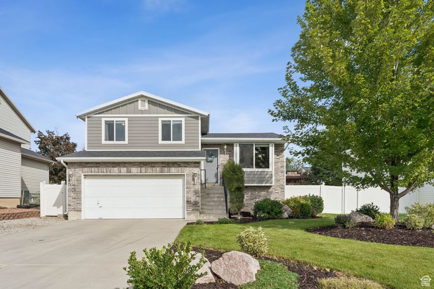 **OPEN HOUSE HAS BEEN CANCELED**Honey stop the car!  Move right in to this cute 3 bedroom 2 full bathroom home in Clearfield.  Spacious primary suite (large enough for a king size bed) with a full primary bath and his/her closets. Newer flooring in 2019  and paint.  New roof in 2021.  Some new windows and siding in 2024, new railings in 2021.    White Kitchen cabinets with Quartz countertops. Spacious master suite with full bath.   East facing backyard. Garden boxes. Room in the basement to add your own personal touches and to build some sweat equity.  Convenient location.