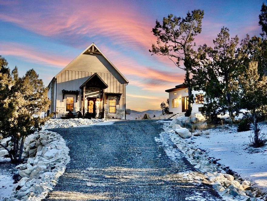 Charming Spring City Home on 14.5 Private Acres with Unmatched Mountain & Wildlife Views. This enchanting custom-built home offers the perfect blend of privacy, charm, and convenience surrounded by majestic horseshoe and skyline mountains. This property provides a serene escape with wildlife at your doorstep-from graceful deer and soaring eagles to geese and ducks on picturesque ponds. Step inside this cottage-inspired home and be greeted by high ceilings, large windows, and a warm pellet stove that invites cozy evenings. Every corner of the home exudes character and charm, making it a welcoming retreat for both everyday living and entertaining. The property also includes a large 500 sqft storage building, perfect for hobbies, toys, or additional workspace. Enjoy complete privacy, with the nearest neighbors over 15 acres away, yet you have quick access to the main road connecting Ephraim, Manti, and Mount Pleasant. Access is year-round, and the landscape is dotted with evergreen juniper trees, enhancing the natural beauty and seclusion of this remarkable property. Experience the unique lifestyle of Spring City, an historic pioneer town celebrated for its preserved architecture, quaint shops, and a tight-knit community that treasures local arts, culture, and slow-paced living. Wander the charming streets, explore local galleries, and enjoy the small-town ambiance. This is a rare, once-in-a-lifetime opportunity to own a property like this-there is truly nothing else in all of Sanpete County that can compare to this location, views, and level of privacy. For those seeking a peaceful retreat with room to roam, unmatched scenery, and the charm of historic Spring City, this home is simply unparalleled.