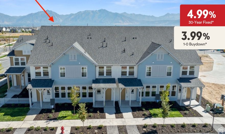 Receive $20,000 Preferred Lender and if you qualify get another $20,000 for the Utah Grant - up to 40k !!* The Chloe is a must see layout! Open great room is perfect for Entertaining or Daily Living. Secluded Primary Suite is separated from the additional guest bedrooms. Upstairs features a loft that can be used as an office space. Side by side Laundry Room. UPGRADES Included in pricing! Come take a look today! Completion October. Daybreak amenities include, Pools, Gym, Parks, Downtown Daybreak, Bees Stadium, Trax, Restaurants & More! Pictures are staged similar unit. Finishes and Colors may vary. Buyer and buyers agent to verify all information. RE taxes not yet assessed.