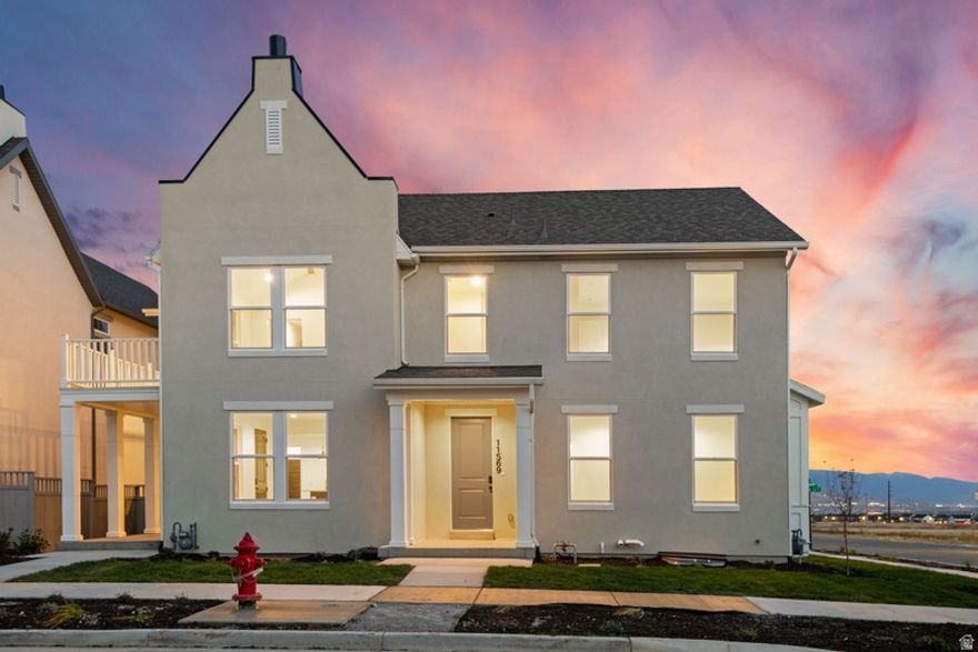 4.99% Lender Incentive w/ 3.99% for the first year!!! True MAIN FLOOR LIVING with Laundry and Primary Suite on main floor! On a corner lot with extra side yard space! Dual sink in primary bathroom, spacious extra bedrooms and closets. Beautiful finishes throughout, including quartz countertops, LVP flooring and much more. Near Daybreak's amazing Watercourse and other Daybreak amenities. Buyer and buyers agent to verify all information. RE taxes are not yet assessed.