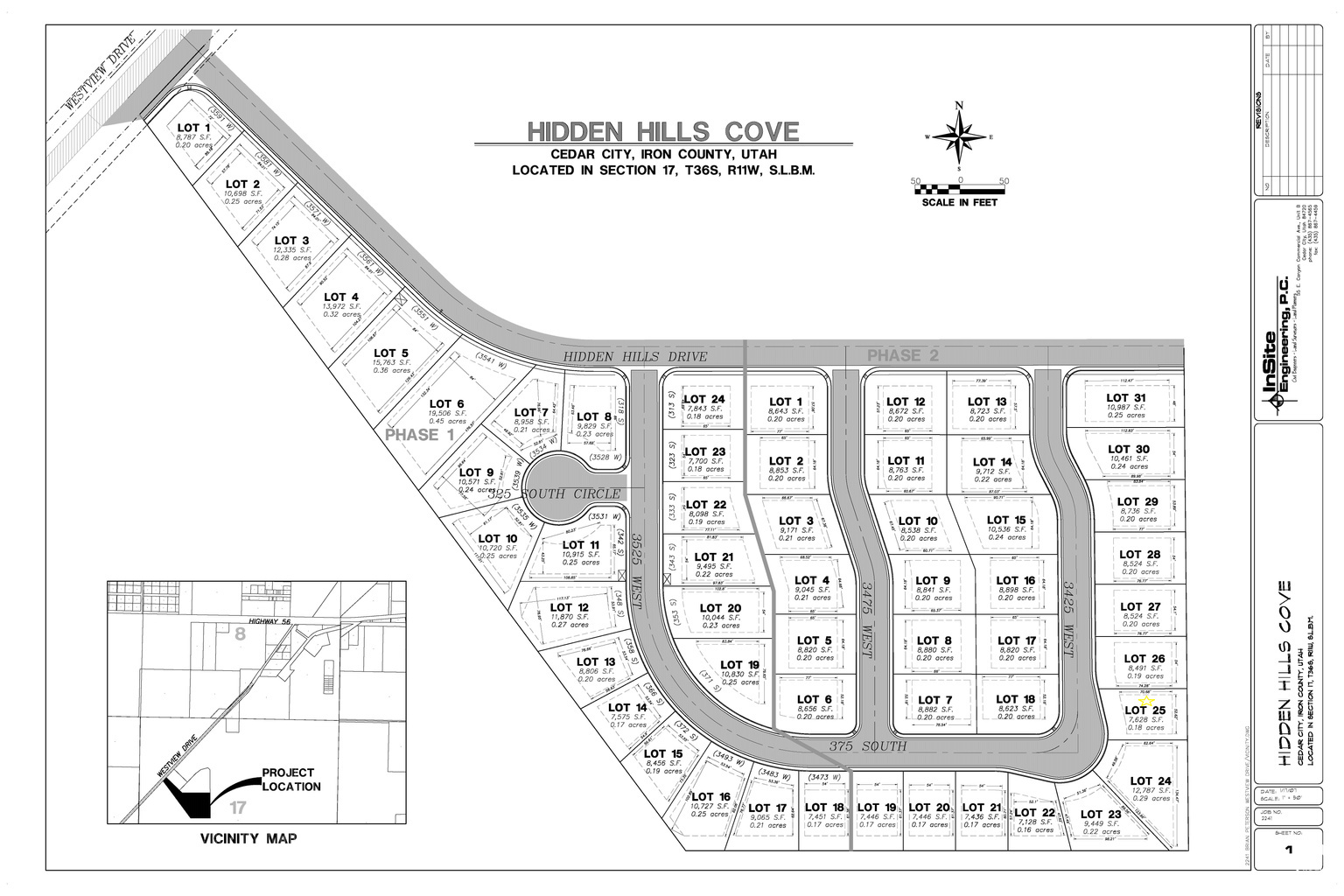 HIDDEN HILLS COVE - Land
