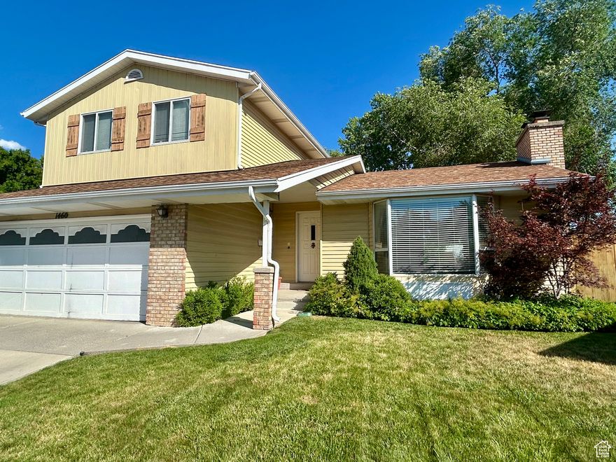 ~*Charming Opportunity in a Prime Cul-de-sac Location! *~ Tucked away on a quiet cul-de-sac, this 3-bedroom, 2.5-bath home offers the perfect blend of location and potential. Built in 1979, it retains its original character and provides a fantastic opportunity for updates to suit your personal style. The main level features a spacious layout with a cozy gas fireplace, main-floor laundry, and generous living areas. Downstairs, there is a dry bar in a large family room with a wood burning fireplace insert and a small kitchen with large storage room adjacent. Additionally, the basement offers room to add an additional bedroom and bathroom (already roughed in)-ideal for growing needs or added value. Upstairs, there are 3 bedrooms and 2 baths. All bedrooms have large closets. Whether you're a first-time buyer looking to build equity, an investor, or someone eager to create your dream home, this property is a rare find in a well-established neighborhood. Don't miss your chance to own in this sought-after location.