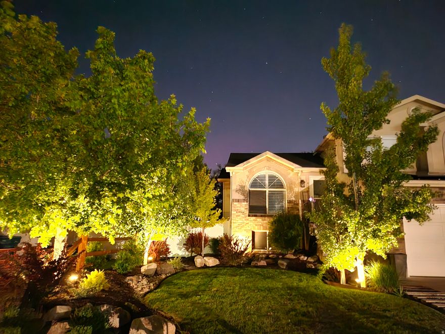 The curb appeal this stunning home gives is not the only personality that has been added. Step into this south facing multi level home with dual open shutters, fully renovated master bath, updated kitchen, and recently repainted main levels. This home offers 5 bedrooms and 2.5 baths, with a 3rd full bath waiting for your own personal design. Each room displays its own special touches. As you enter, the first room of this home offers a sitting area with vaulted ceilings and newly installed built-ins with a magnificent large display window, welcoming so much natural light. You will have a hard time not sitting and enjoying the view all day. Move over into the connected kitchen, the bold classic brick compliments the timeless black cabinets, just waiting for you to create a delicious dinner prepared on your porcelain countertops and butcher block island. This open kitchen is the heart of this home, perfectly designed to enjoy with friends or family. The pantry door features as its own art piece for much added character. A few steps down in the family room, the gas fireplace gives the best warmth while you cuddle on your couch and enjoy a movie with your loved ones. Off the family room, the rustic powder room is shared with the laundry. As you walk out the back door, you escape into your own mountain oasis. Every inch of dirt, every rock and every tree planted perfectly to create a beautiful, unique landscape originally designed for RC rock crawlers. Something the previous family enjoyed together. Making smore's by the firepit is a must while watch the dragonflies dance and enjoy the peace this nature filled backyard will bring you. After your nature adventure, head upstairs where behind a sliding door, the primary bath becomes a personal spa with rain shower head, surrounded by frameless glass over looking the beautiful stand alone tub with gorgeous tile surround. Just light a candle and this ensuite will erase all your troubles as you soak and relax. All the way back downstairs, the finished basement is a blank space with a full bathroom that is begging for your touch to complete. The last piece this home needs, how will you finish it? Nestled in this quiet neighborhood, steps from Emma Russell park, this home isn't just beautiful, but is also well maintained with newer water heater, furnace and AC, as well as new roof (installed Oct 20th 2025). It is very clear this home has been given so much attention, time, hard work, and love. The only thing it is missing now, is you.