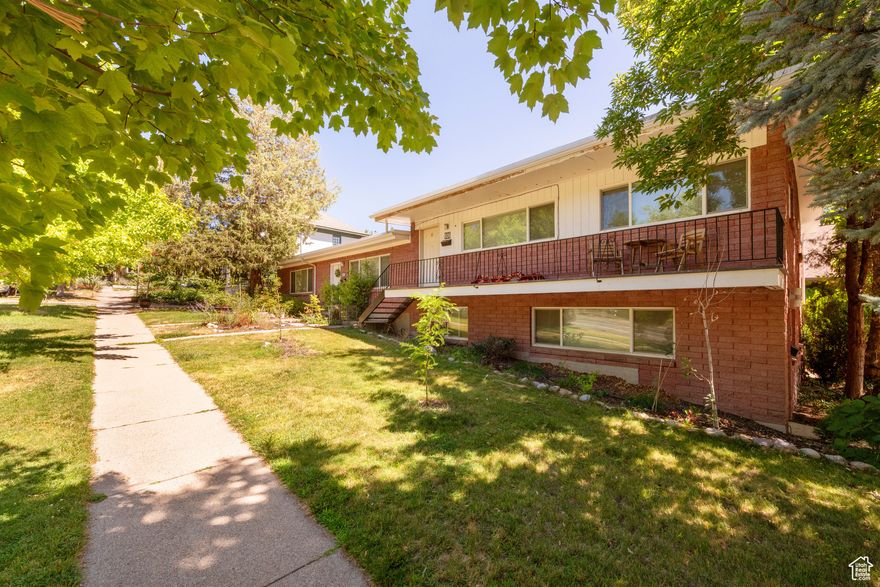 This is a wonderful, built as a 4 plex, building. Fantastic location on the Aves. Close to town and close to the U of U. Easy bus route access. There is off street parking as well as plenty of on street. There are two 1 bed units and  two 2 bed units. Each has its own laundry hookups. There have been several upgrades over the years. Unit with the lowest rent has been there over 13 years.. 3 units are on mo/mo and one of the 1 bed units lease ends next April 2026. One tenant gets $100 off rent to take care of the grounds, summer and winter. Rents appear lower than what is currently being charged in other buildings. Offers will be accepted contingent on inspection. Please DO NOT disturb the tenants.  Square footage figures are provided as a courtesy estimate only and were obtained from County Records .  Buyer is advised to obtain an independent measurement. No sign on property.