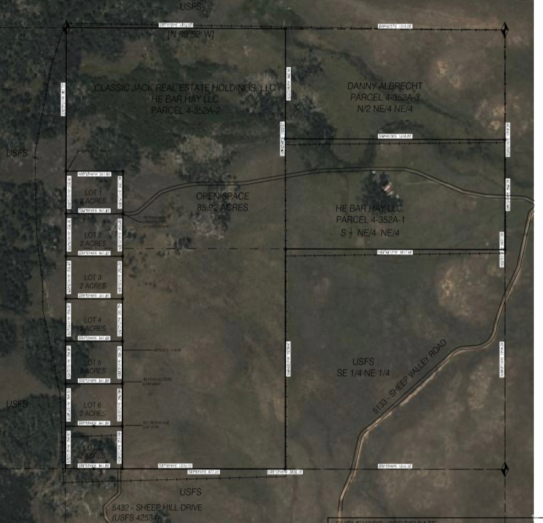 SHEEP VALLEY ESTATES SUBDIVISON - Land