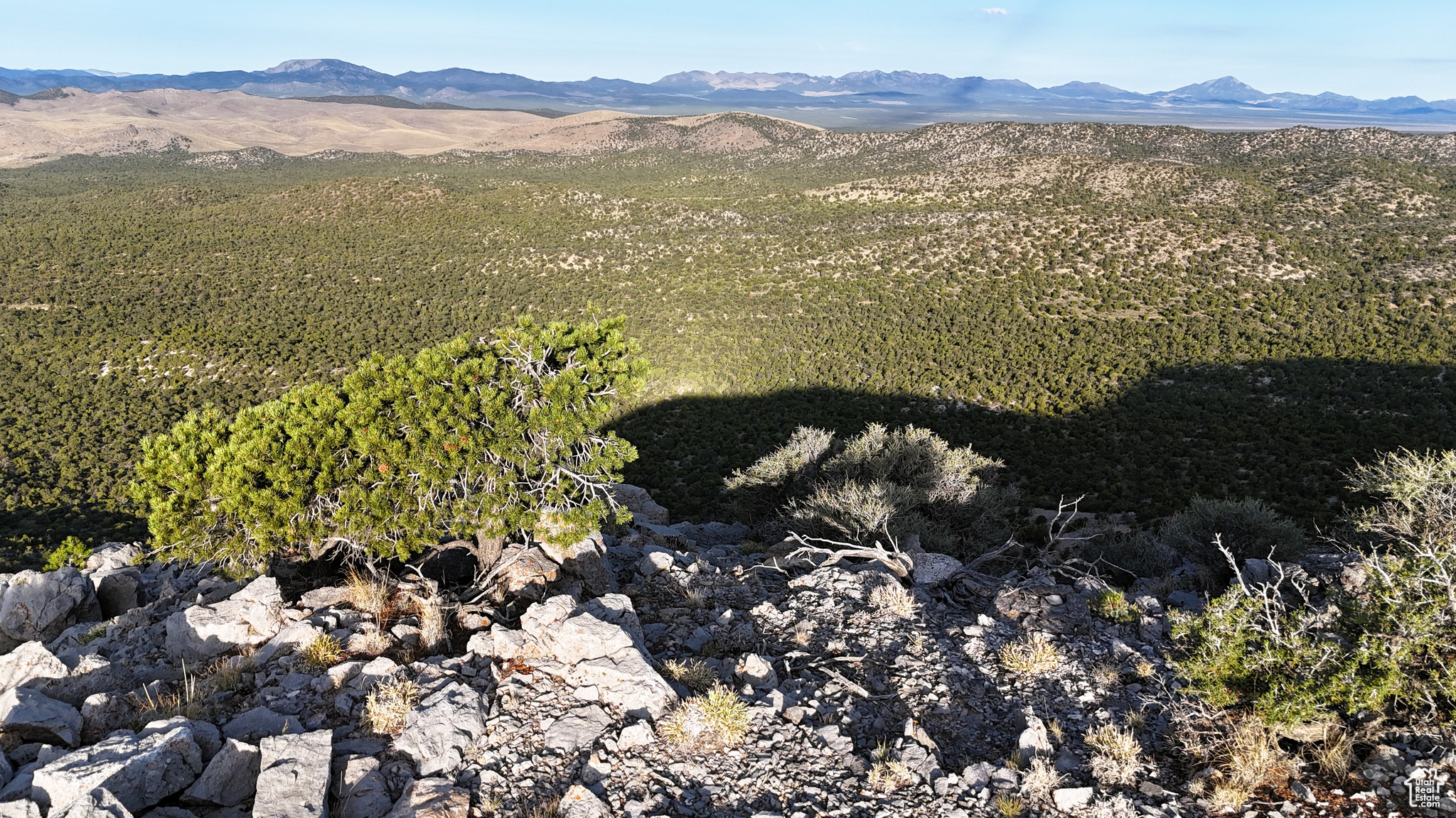 This 640-acre property, located north of Herd Pass and west of Prout Spring, offers a rare combination of size, seclusion, and recreational opportunity in Iron County, Utah. With no other private lands for more than three miles, the property provides a quiet setting at the end of a lightly traveled dead-end road. The land features diverse terrain and vegetation, with elevations ranging from 6,235 feet to 7,082 feet. These elevation changes create open vistas with views extending more than 40 miles to distant mountain ranges on clear days. Old-growth pinyon and juniper forests dominate the landscape, interspersed with sagebrush, rabbit brush, cactus, bitterbrush, and remnants of tree cuttings more than 50 years old. Road access is available at both the northwest and southeast corners of the property. High-clearance vehicles or UTVs are recommended for reliable access. From the property, hundreds of miles of trails in the Wah Wah and Indian Peak mountain ranges are easily accessible, making it a practical base for recreation in multiple directions. Wildlife use of the property and surrounding areas is diverse. Elk, wild horses, and coyotes are regularly observed within the property boundaries, while antelope, mule deer, mountain lions, and bobcats frequent the surrounding hills and mountains. To the south, habitat improvements have been completed for upland bird species, including Chukar Partridge and Dove, adding another dimension to the recreational opportunities. The property includes 2.0 acre-feet of underground water rights, providing flexibility for future development or residential use. Nearby developed springs add additional context to the availability of water resources in the region. Combined with its size, varied vegetation, and access, the water rights provide options for those interested in creating a retreat that can be enjoyed year after year. Or those seeking to create a hub for nearby wildlife. The landscape's elevation changes, open views, and mix of forest and sage habitat support a variety of recreational pursuits. From hiking and camping to wildlife observation and hunting, the property can support multiple uses while maintaining its natural seclusion. Its location ensures privacy, while the extensive trail systems nearby connect it to a wider region of public lands and recreation. For access to services, the property is located approximately 57 miles from Milford, Utah, which offers groceries, fuel, and basic amenities. Cedar City is roughly 46 miles southeast, providing larger-scale services including healthcare, shopping, and lodging. This property represents an opportunity to own a large, contiguous acreage in western Utah with road access, water rights, and a wide range of recreational potential. Its mix of forest, sage openings, and dramatic topography ensures both natural beauty and practical use, whether for a private retreat or as a recreational base for exploring both Iron and Beaver Counties