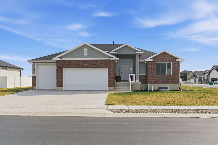 Discover the perfect blend of space, comfort, and future potential in this beautifully designed home! Featuring 3 bedrooms and 2  bathrooms, this property offers an inviting layout ideal for both everyday living and entertaining. The oversized 3-car garage provides ample room for vehicles, storage, and hobbies. Downstairs, the basement is already framed for expansion-giving you the opportunity to add 3 additional bedrooms, a family room, and another bathroom, making it perfect for growing and increasing home value. Situated on a lot larger than others in the neighborhood, you'll enjoy extra outdoor space for relaxation, play, or entertaining. This home is a rare find with room to grow-don't miss out!