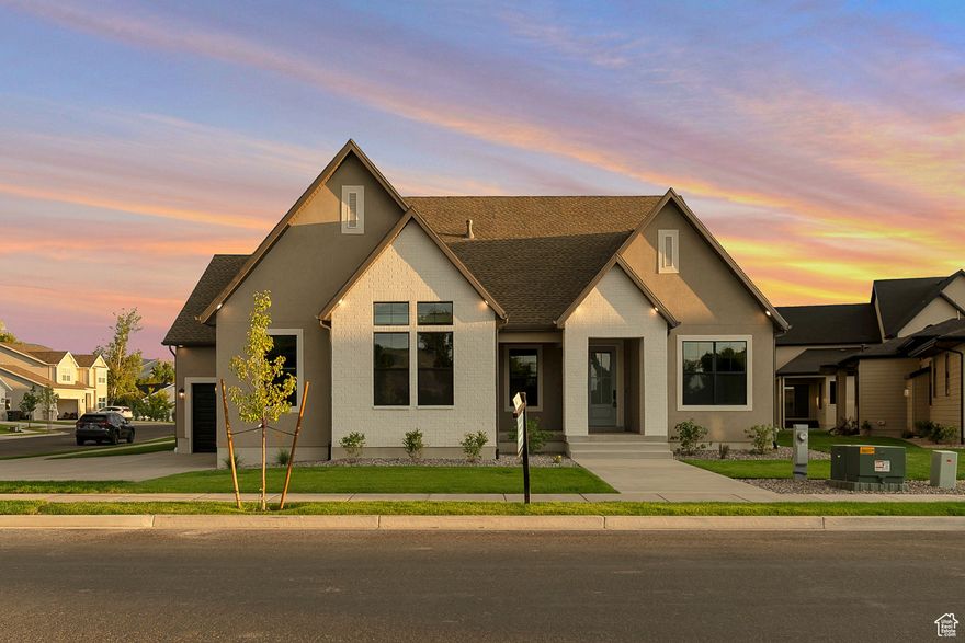 LOT #158. Come see the difference from Symphony Homes, a renowned local builder of semi custom homes! This Concerto plan, with a new and popular "European Romantic" appeal offers an ideal floor plan featuring extensive upgrades and beautiful design throughout. Classy galley kitchen boasts a large island and Z-line appliances including 36" dual fuel range,  walk-in "butler's" pantry with countertop and outlets, and a dining nook. Basement is fully finished, and all 3 basement bedrooms have a walk-in closet! Family/game room has a nook stubbed for a future kitchenette. 3rd stall of garage is 32' deep. Lots of storage space throughout. Covered patio, and more. This home is perfect for both relaxation and entertaining.