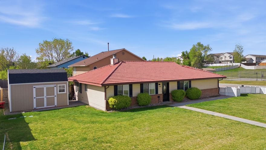 Multiple offers received.  Please have all offers submitted by 12:00 PM on 4/18. Single-level living with income potential, this one checks all the boxes. This 4-bedroom, 3-bath rambler offers stunning mountain views and a move-in ready, with new kitchen counter tops, and flooring.  Subsidize your mortgage with the garage conversion finished with its own kitchen, laundry, bedroom, bathroom, and living space, with a tenant already in place to help your payments upon closing, or ideal for multi-generational living, guests, or a private home office setup.  Enjoy incredibly low electric bills thanks to fully paid-off solar panels, keeping your monthly expenses minimal while maximizing long-term savings.  Located in a quiet, established neighborhood in American Fork with easy access to shopping, dining, and commuter routes, this home offers comfort, flexibility, and built-in value. Schedule your showing today!   Square footage figures are provided as a courtesy estimate only and were obtained from county records .  Buyer is advised to obtain an independent measurement.