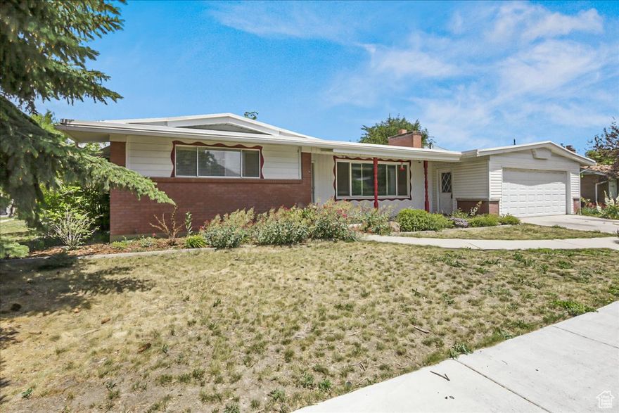 Cute Rambler located on a corner lot within walking distance to the schools, Library, and shopping. The main floor has a semi-open concept between a large living room and kitchen. The 2-car garage w/2 attached sheds for extra storage space. Fully fenced backyard with a covered patio to stay cool in the summer time during cookouts. The 3rd bedroom can be used as a multi-purpose room. Needs some TLC. Roof was replace in 2022 ($24K) Central Air was replaced in 2023 ($6K)   Square footage figures are provided as a courtesy estimate only and were obtained from County records.  Buyer is advised to obtain an independent measurement.