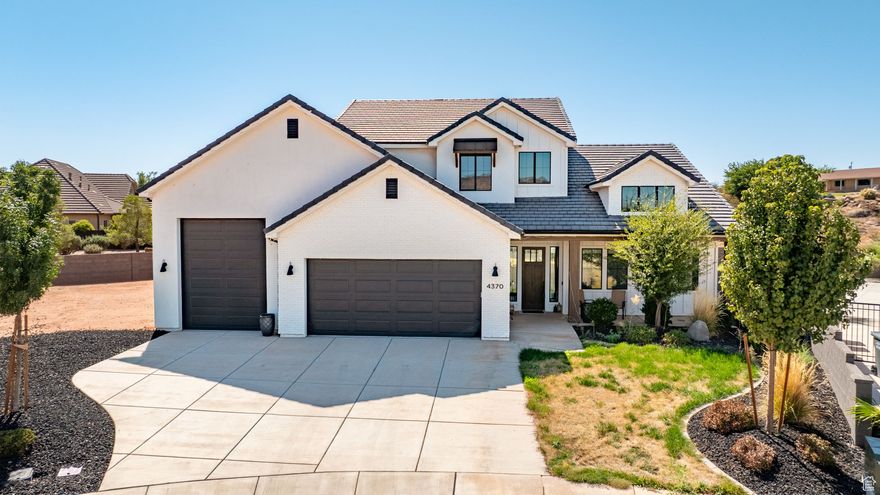 Perched in the cul-de-sac of Southern Vistas is this beautiful 6 bedroom/4bathroom home on a generous one-third acre lot. Step inside to a thoughtfully designed layout with an exceptional living area highlighted by a built-in entertainment center and bright windows. Special features include ship lap and contemporary wall paneling throughout, glass style barn darns, and shade window coverings. The beautiful custom kitchen is complimented with high-end appliances, walk-in pantry, full height cabinets and premium finishes. The spacious loft, large bedrooms, and a 3-car garage with epoxy coating, extra height and depth provide plenty of flexibility and storage. Outdoors, you'll find a block wall fencing on all sides, and large RV parking. Nestled in a quiet yet convenient location, you're just minutes from schools, shopping, parks, and major roadways. This home delivers both elegant design and practical comfort for today's lifestyle
