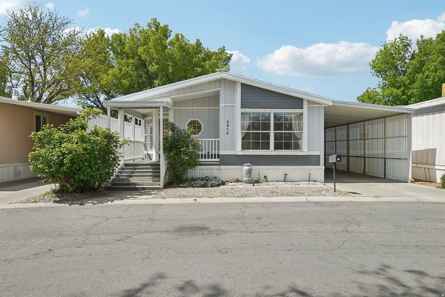 Welcome to this well-maintained 3-bedroom, 2-bathroom mobile home in the desirable Majestic Meadows community in Taylorsville. With 1,600 sq ft of living space, this home offers a comfortable and functional layout with spacious living areas and a bright, open feel. The primary suite includes a private bathroom, while two additional bedrooms provide flexibility for guests, family, or a home office. Enjoy the rare convenience of a deep, fully covered carport with space for up to three vehicles. This home also features valuable recent updates, including a roof and furnace that are only 2 years old, along with a new stove, new refrigerator, and new central air conditioning system. Additional storage is available with a 10x10 shed, perfect for tools and extra belongings.  Conveniently located near shopping, dining, and major roadways, this home is a great opportunity for affordable living in a great location!